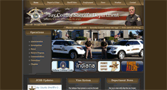 Desktop Screenshot of jaycountysheriff.org